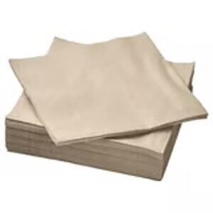 IKEA FANTASTISK Beige Paper Napkins 50-Pack 15.75 Inch Square Versatile Value